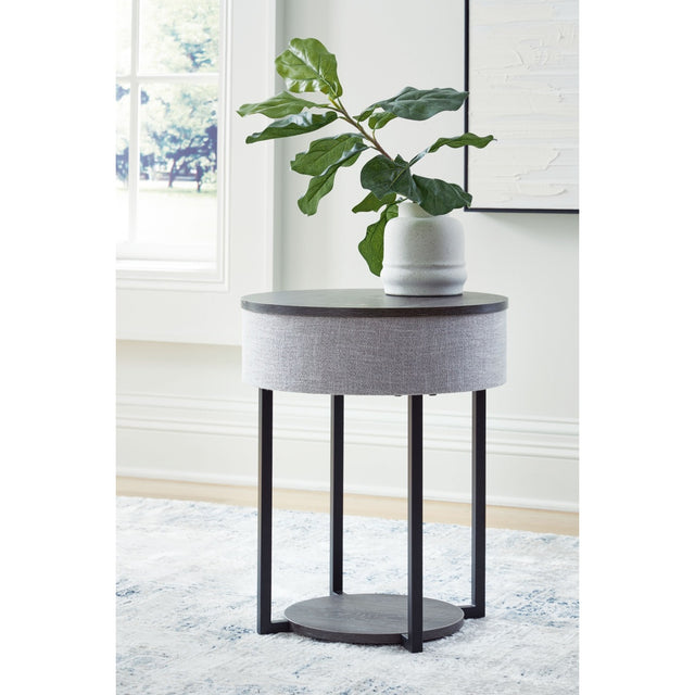 Ashley Sethlen Accent Table - Gray/Black