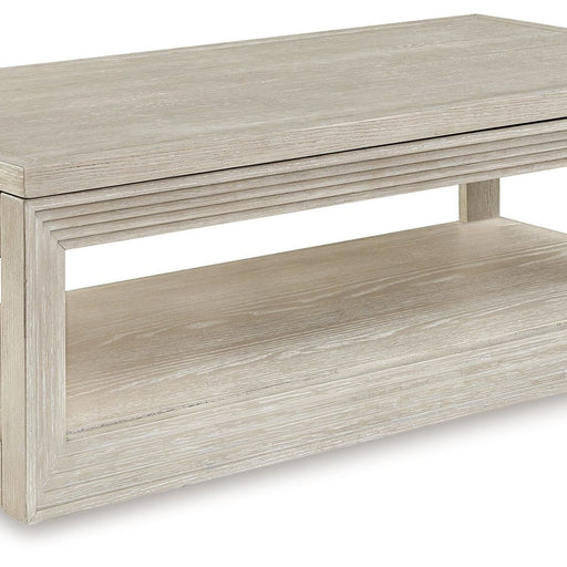 Ashley Marxhart Lift Top Cocktail Table - Bisque