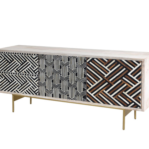 Parker House Crossings - Illusion Console - White Washed Natural