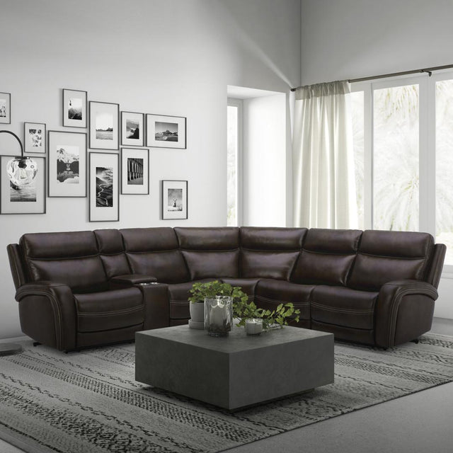 Liberty Furniture Blair - 6 Piece Sectional - Cognac