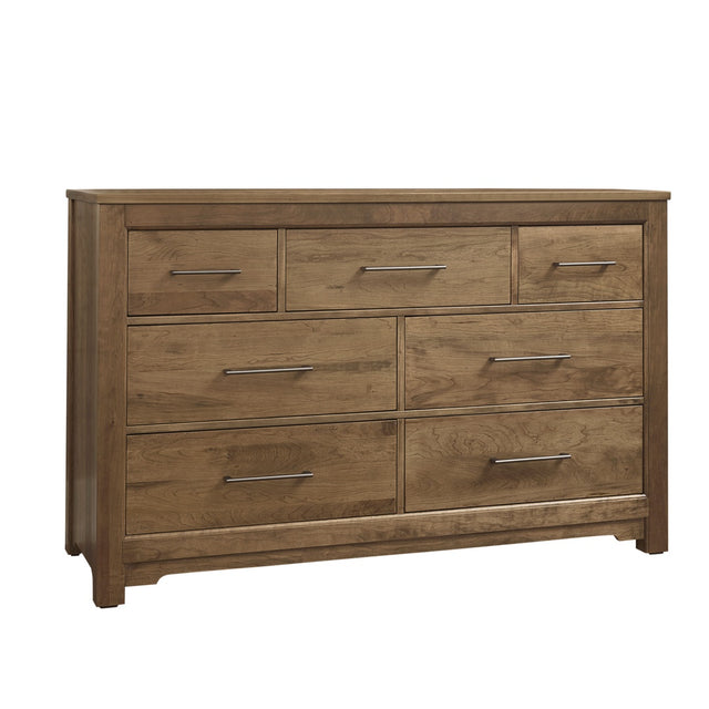 Vaughan-Bassett Crafted Cherry - Dresser - 7 Drawers - Meduim Cherry