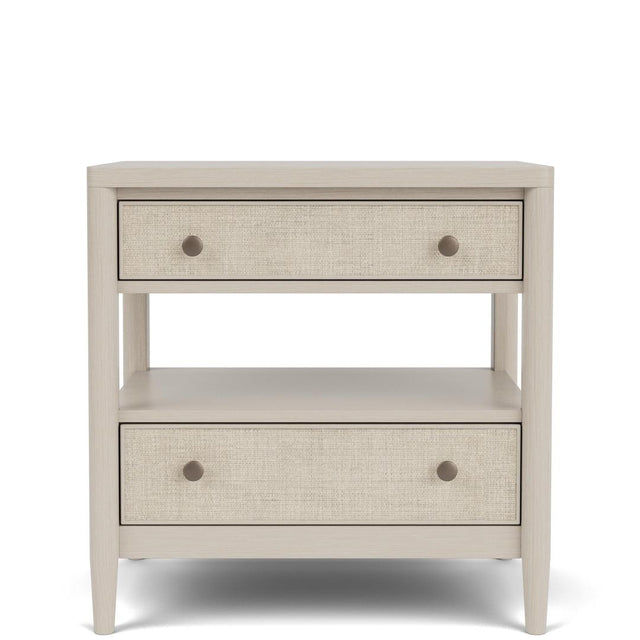 Riverside Furniture Laguna - Two Drawer Nightstand - Beige