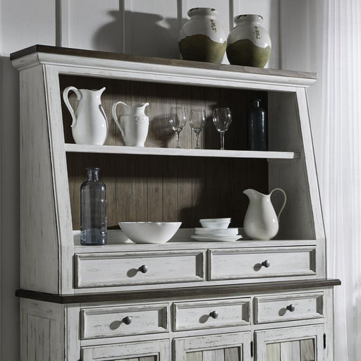 Liberty Furniture River Place - Angled Server Hutch - White
