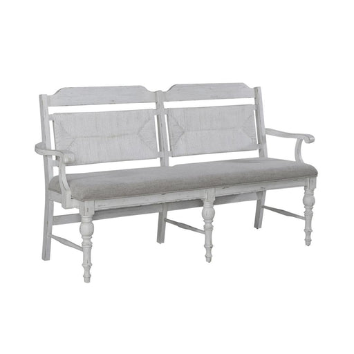 Liberty Furniture River Place - Panel Back Bench (RTA) - White