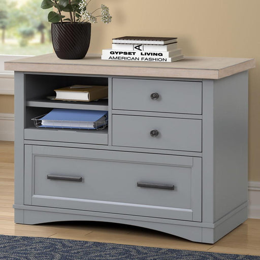 Parker House Americana Modern - Functional File with Power Center - Dove