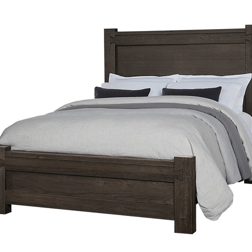Vaughan-Bassett Dovetail - King Poster Bed With Poster Footboard - Java