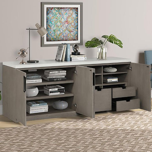 Parker House Pure Modern - Credenza with Quartz Top - Moonstone