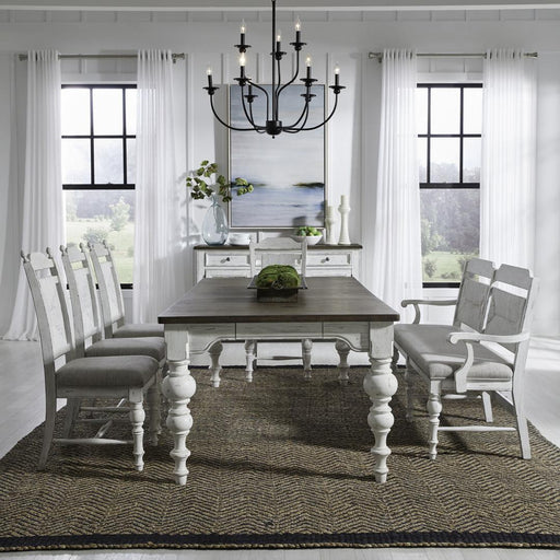 Liberty Furniture River Place - 6 Piece Rectangular Table Set - White