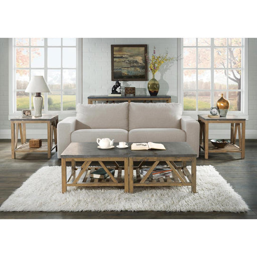 Riverside Furniture Weatherford - Rectangle End Table - Reclaimed Natural Pine