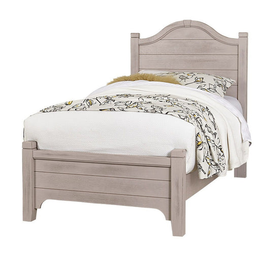 Vaughan-Bassett Bungalow - Full Arched Bed - Dover Grey Two Tone