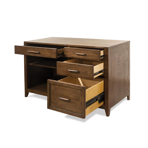 Riverside Furniture Vogue - Computer Credenza - Plymouth Brown Oak