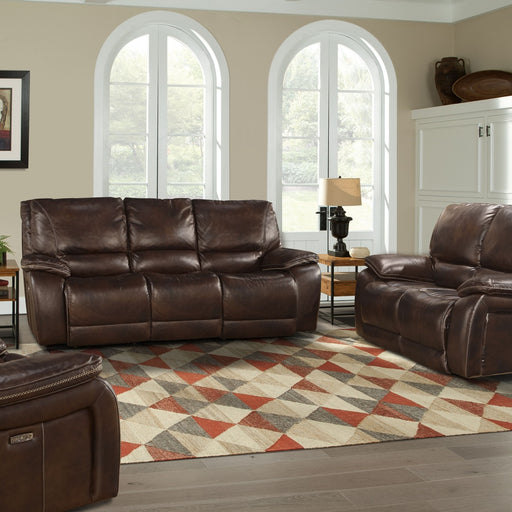 Parker House Vail - Power Reclining Sofa Loveseat And Recliner - Burnt Sienna