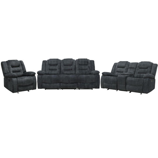 Parker House Bolton - Glider Reclining Sofa Loveseat And Recliner - Misty Storm