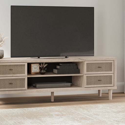 Ashley Cielden Extra Large TV Stand - Two-tone
