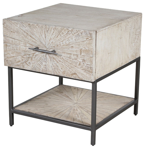 Parker House Crossings Monaco - End Table - Weathered Blanc