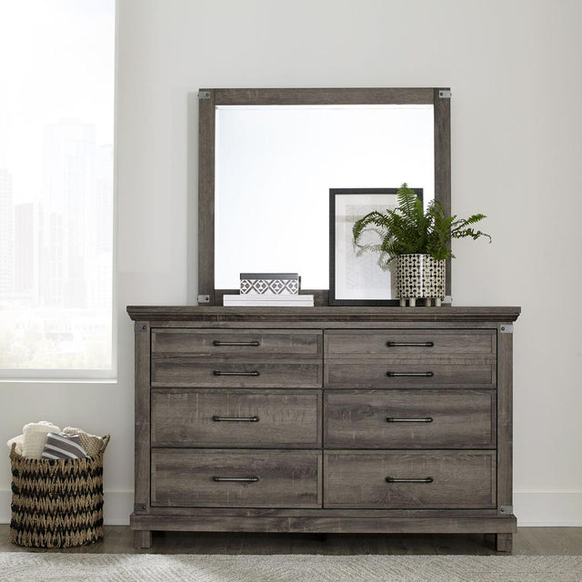 Liberty Lakeside Haven Dresser & Mirror - Light Brown