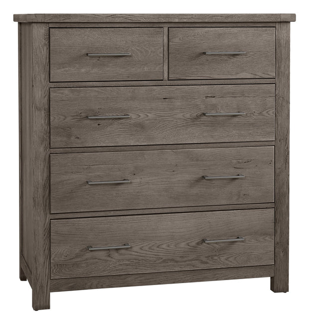 Vaughan-Bassett Dovetail - 5-Drawer Standing Dresser - Mystic Grey