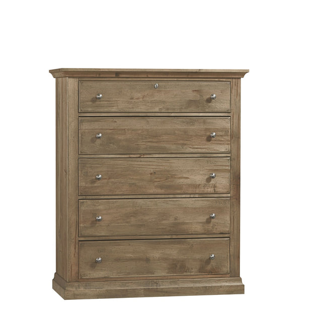 Vaughan-Bassett Carlisle - 5-Drawers Chest - Warm Natural