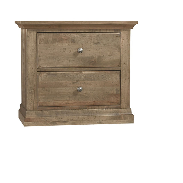 Vaughan-Bassett Carlisle - 2-Drawers Nightstand - Warm Natural