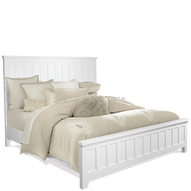 Riverside Furniture Cora - King Panel Bed - Cloud