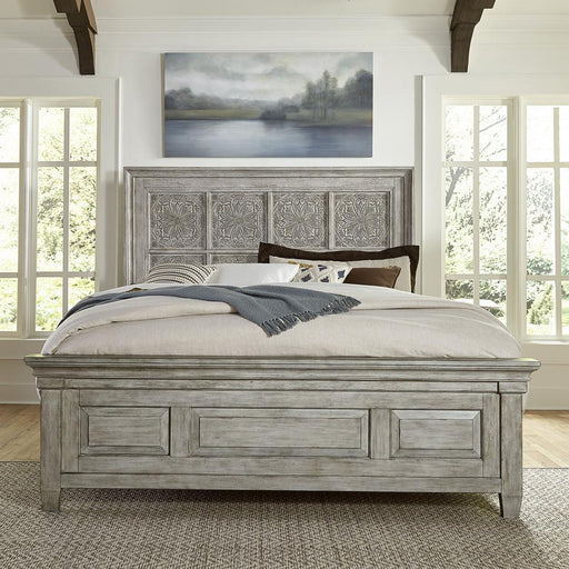 Liberty Furniture Heartland - King Opt California Panel Bed - White