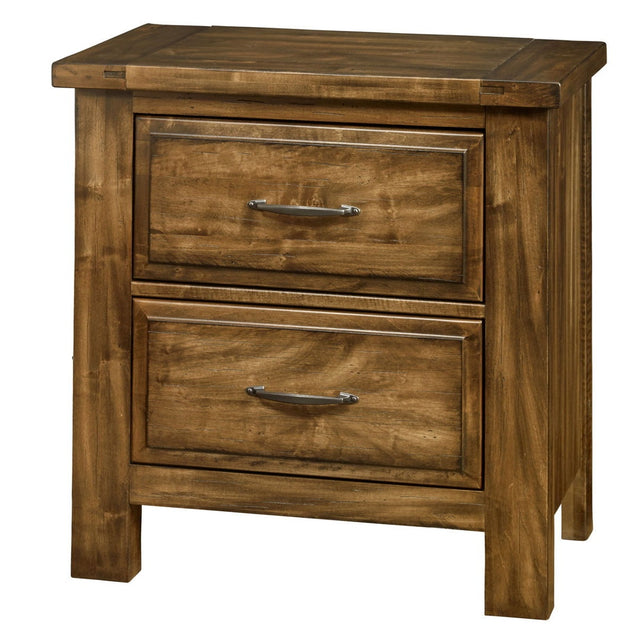 Vaughan-Bassett Maple Road - 2-Drawers Nightstand - Antique Amish