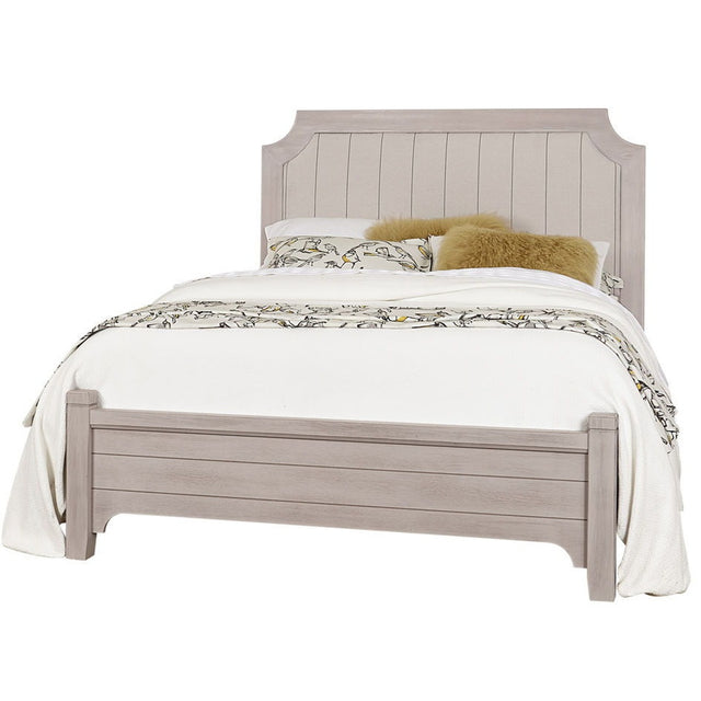 Vaughan-Bassett Bungalow - Queen Upholstered Bed - Dover Grey Two Tone