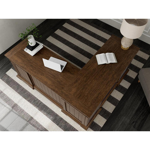 Riverside Furniture Dillon - L-Desk and Return - Dark Brown