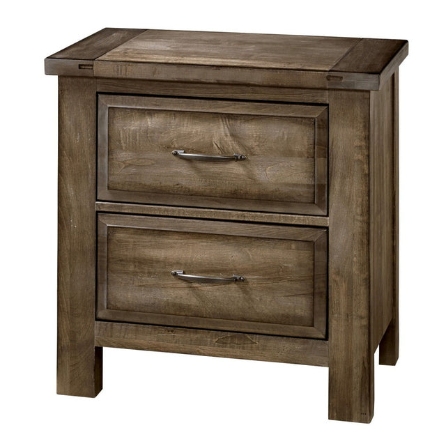 Vaughan-Bassett Maple Road - 2-Drawers Nightstand - Maple Syrup