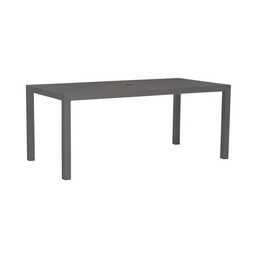 Liberty Plantation Key Outdoor Rectangular Leg Table - Granite - Light Gray