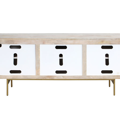 Parker House Crossings - Illusion Console - White Washed Natural