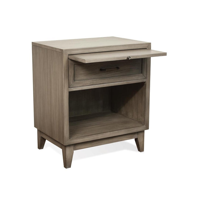 Riverside Furniture Vogue - 1-Drawer Nightstand - Gray Wash