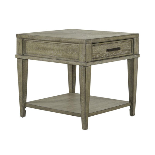 Liberty Furniture Devonshire - Drawer End Table - Weathered Sandstone