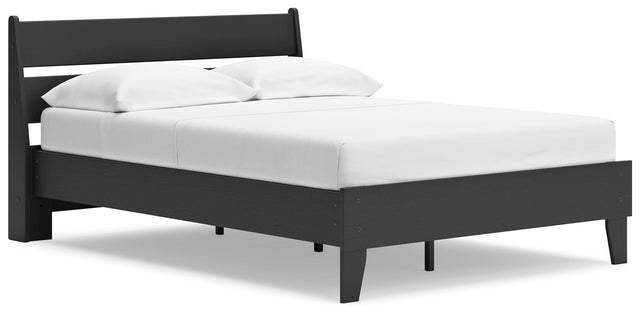 Ashley Socalle - Black - Full Panel Platform Bed