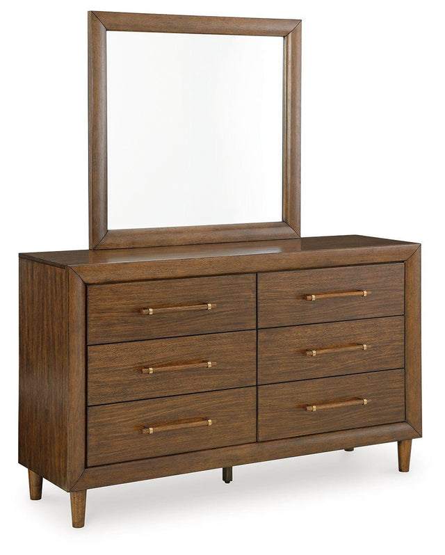 Ashley Lyncott - Brown - Dresser And Mirror