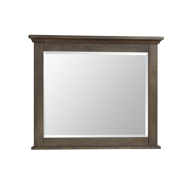 Vaughan-Bassett Carlisle - Landscape Mirror - Dark Sable