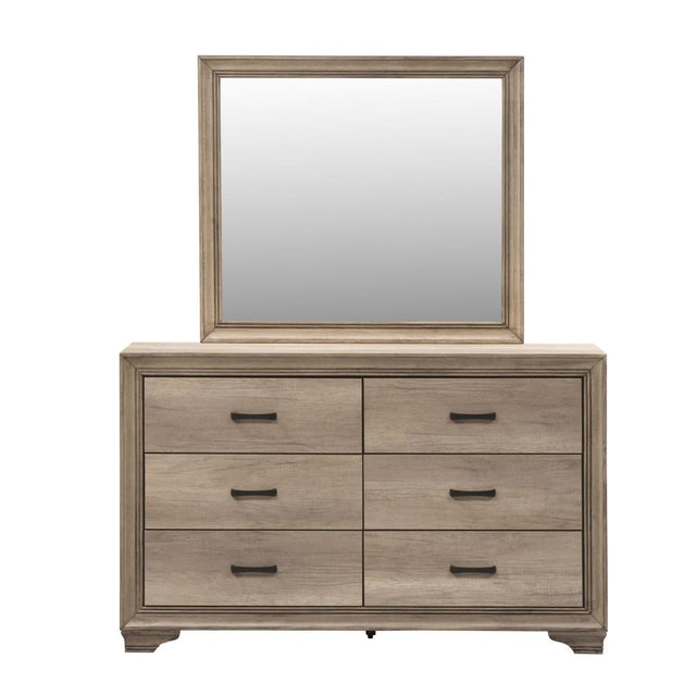 Liberty Sun Valley Dresser & Mirror - Light Brown