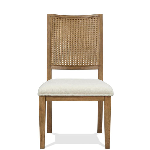 Riverside Furniture Bozeman - Cane Back Side Chair - Light Brown