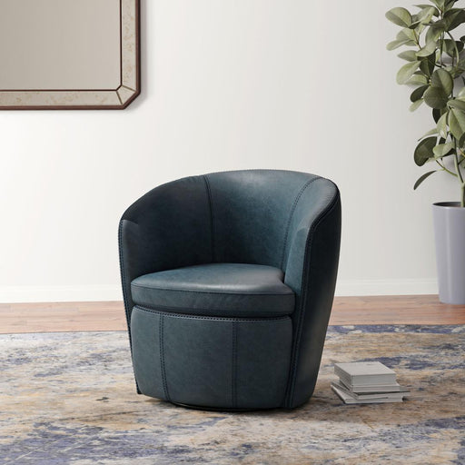 Parker House Barolo - Swivel Club Chair - Vintage Navy
