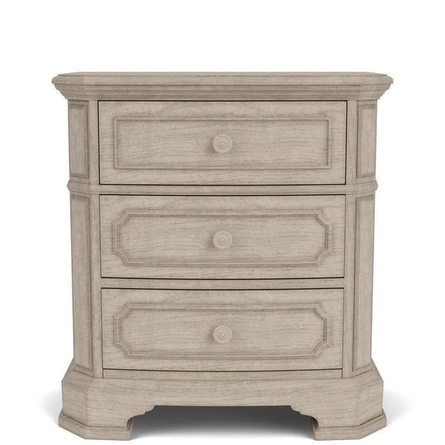 Riverside Furniture Kensington - Three Drawer Nightstand - Beige