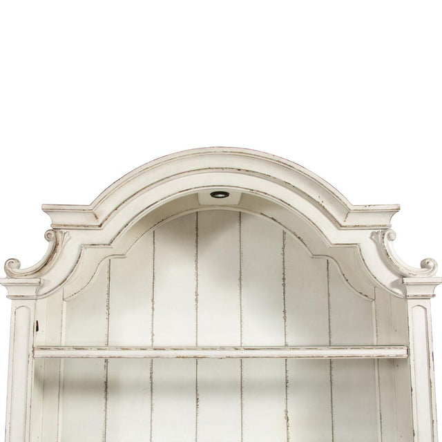 Liberty Magnolia Manor Credenza Hutch - White