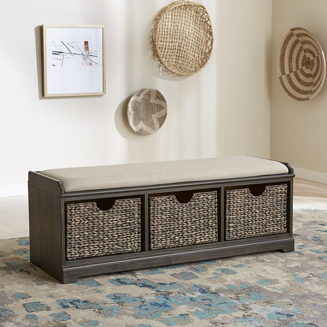 Liberty Mill Creek Wall Bench - Dark Brown