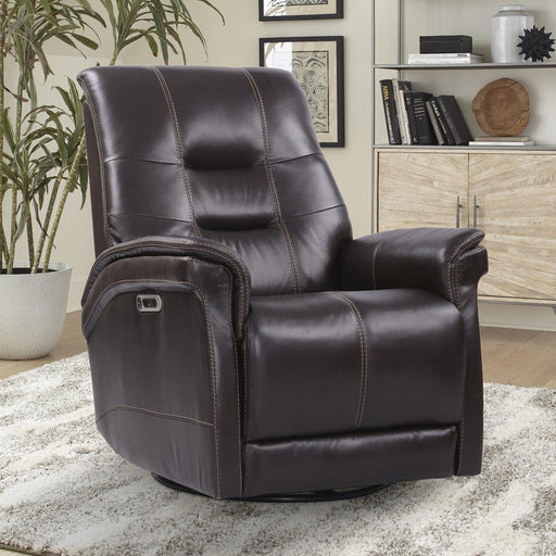Parker House Carnegie - Powered by Freemotion Power Cordless Swivel Glider Recliner - Verona Coffee