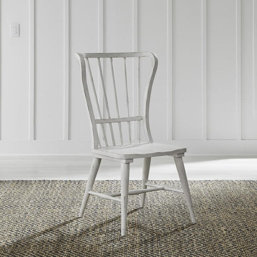 Liberty Furniture River Place - Windsor Back Side Chair (RTA) - White