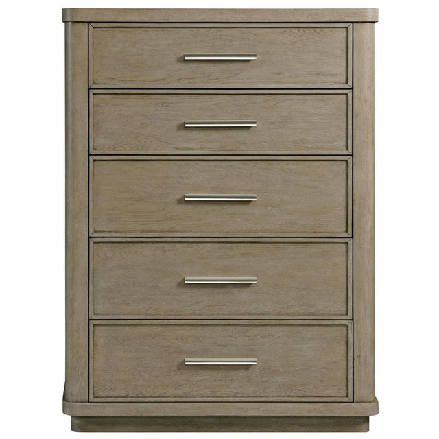 Riverside Furniture Pasadena - Five Drawer Chest - Light Brown