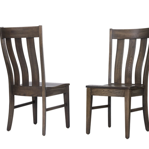 Vaughan-Bassett Dovetail - Vertical Slat Dining Chair - Aged Grey