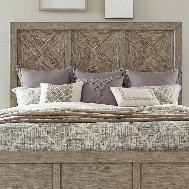 Liberty Furniture Skyview Lodge - Queen Panel Headboard - Light Brown