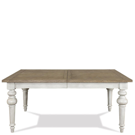 Riverside Furniture Southport - Dining Table - Antique Oak/Smokey White