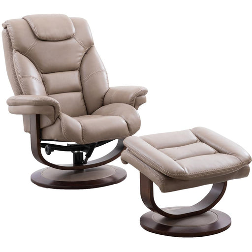 Parker House Monarch - Manual Reclining Swivel Chair and Ottoman - Linen