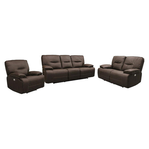 Parker House Spartacus - Power Reclining Sofa Loveseat And Recliner - Chocolate